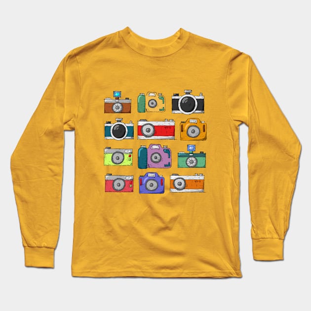 Cameras Long Sleeve T-Shirt by MiljanaVuckovic